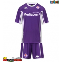 Camisa de Futebol Fiorentina Moise Kean #20 Equipamento Principal Infantil 2025-26 Manga Curta (+ Calças curtas)